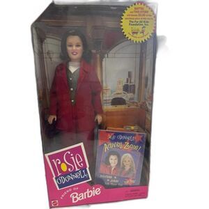 Vintage 1999 Mattel Rosie O'Donnell Friend of Barbie Doll Toy Collectible #22016